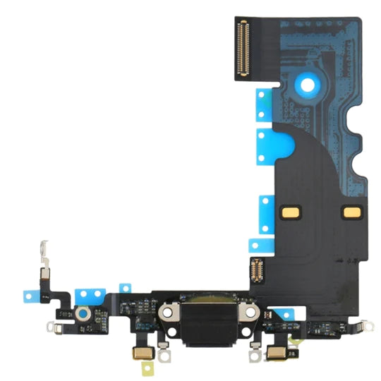 Charging Port With Microphone & Flex For Apple iPhone SE 2020 Black